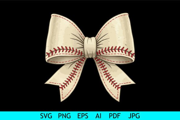 Baseball Stitch Pattern Ribbon Bow Review for Apparel Projects