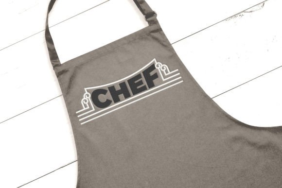 Chef with Art Deco Border Embroidery Review