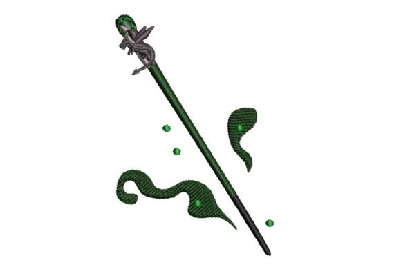 Dark Magic Wand Embroidery Design Review