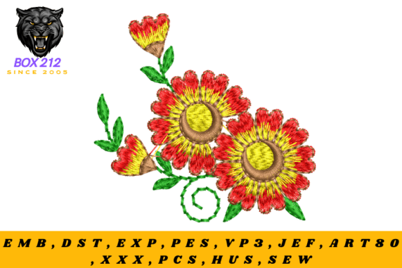 Gorgeous Flowers Embroidery Design Review