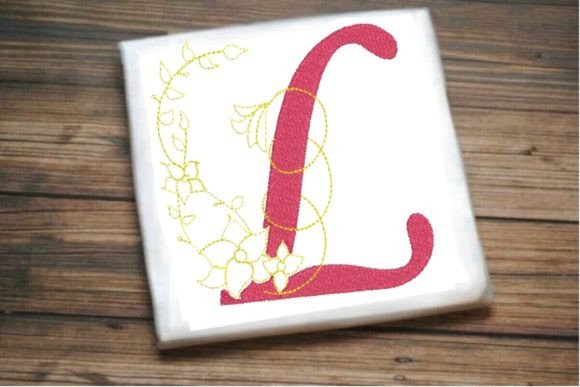 L Letter Vine Monogram Flower Review