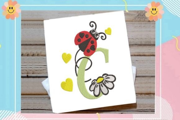 Ladybug C Letter Monogram Review