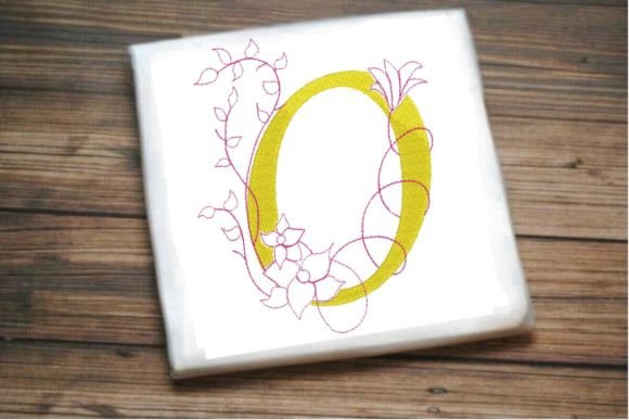 O Letter Vine Monogram Flower: Boutique Sweatshirt Review