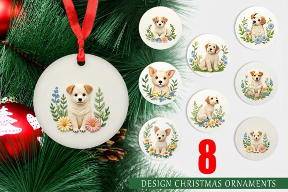 Ornament Dog Embroidery Review
