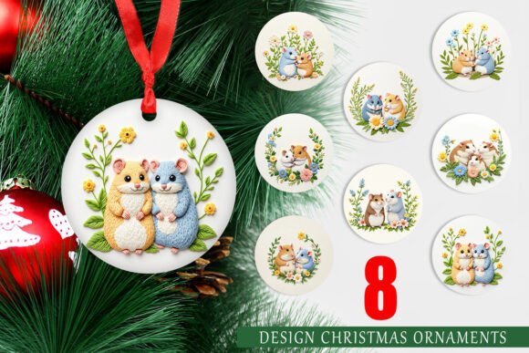 Ornament Hamster Embroidery Review