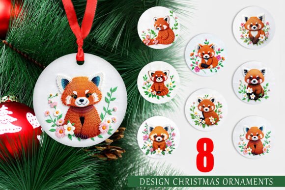 Ornament Red Panda Embroidery Review