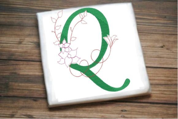 Q Letter Vine Monogram Flower: A Designer’s Review