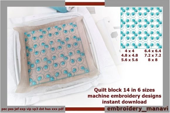 Quilt Block 14 Review: Small Business Merch & Patches