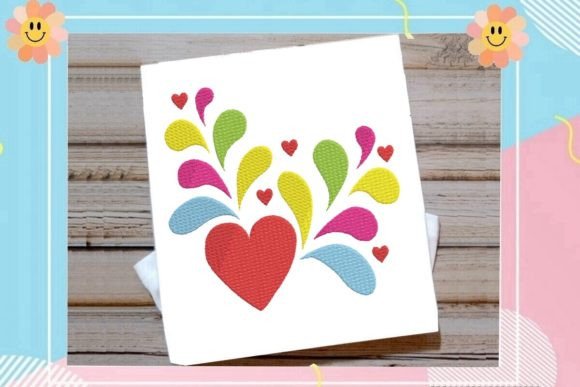 Rainbow Heart Embroidery Design Review