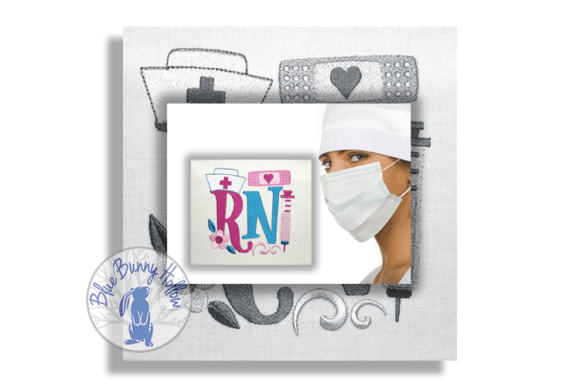 RN Nurse Embroidery Design Review for Boutique Apparel