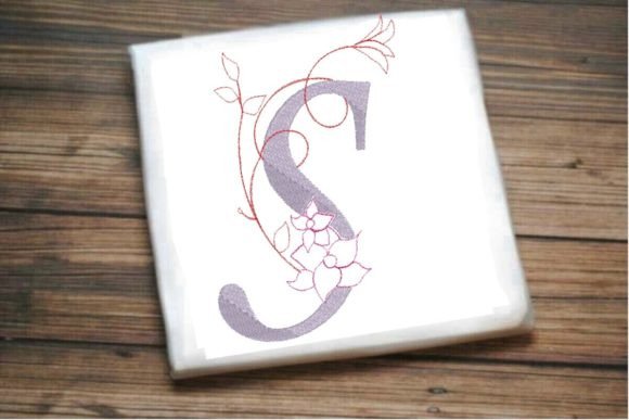 S Letter Vine Monogram Flower Review