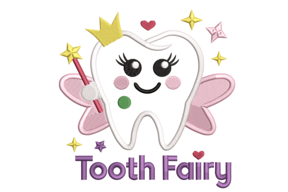 Tooth Fairy Embroidery Design Review for Small Business Merch