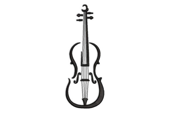 Violin Embroidery Design Review for Holiday Collections